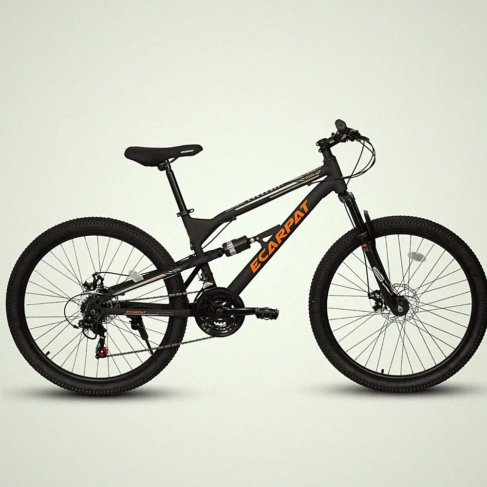 26" Mountain Bike Bicycle 21 Speed Suspension Trail Commuter City Steel Frame